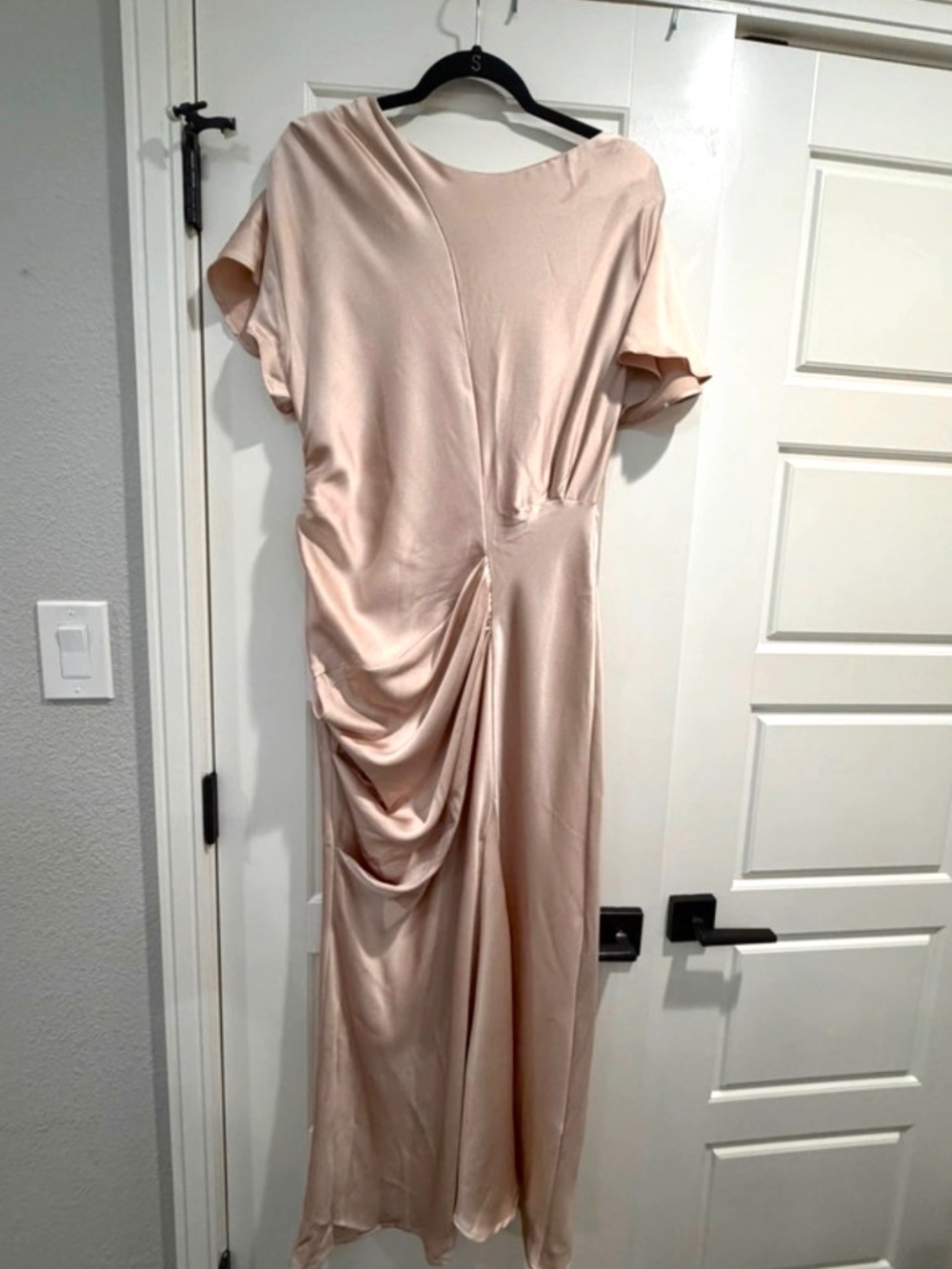 ASOS design rushed side dress